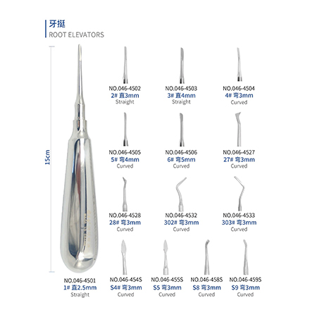 Root elevators, Dental Instrument
